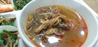초계국수 닭볶음탕