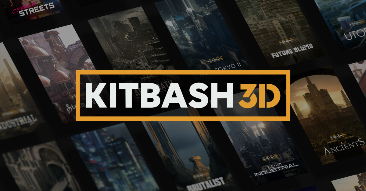  C4D ㅣ Octane ㅣ Kitbash 무료 배포 모델링 받는 방법