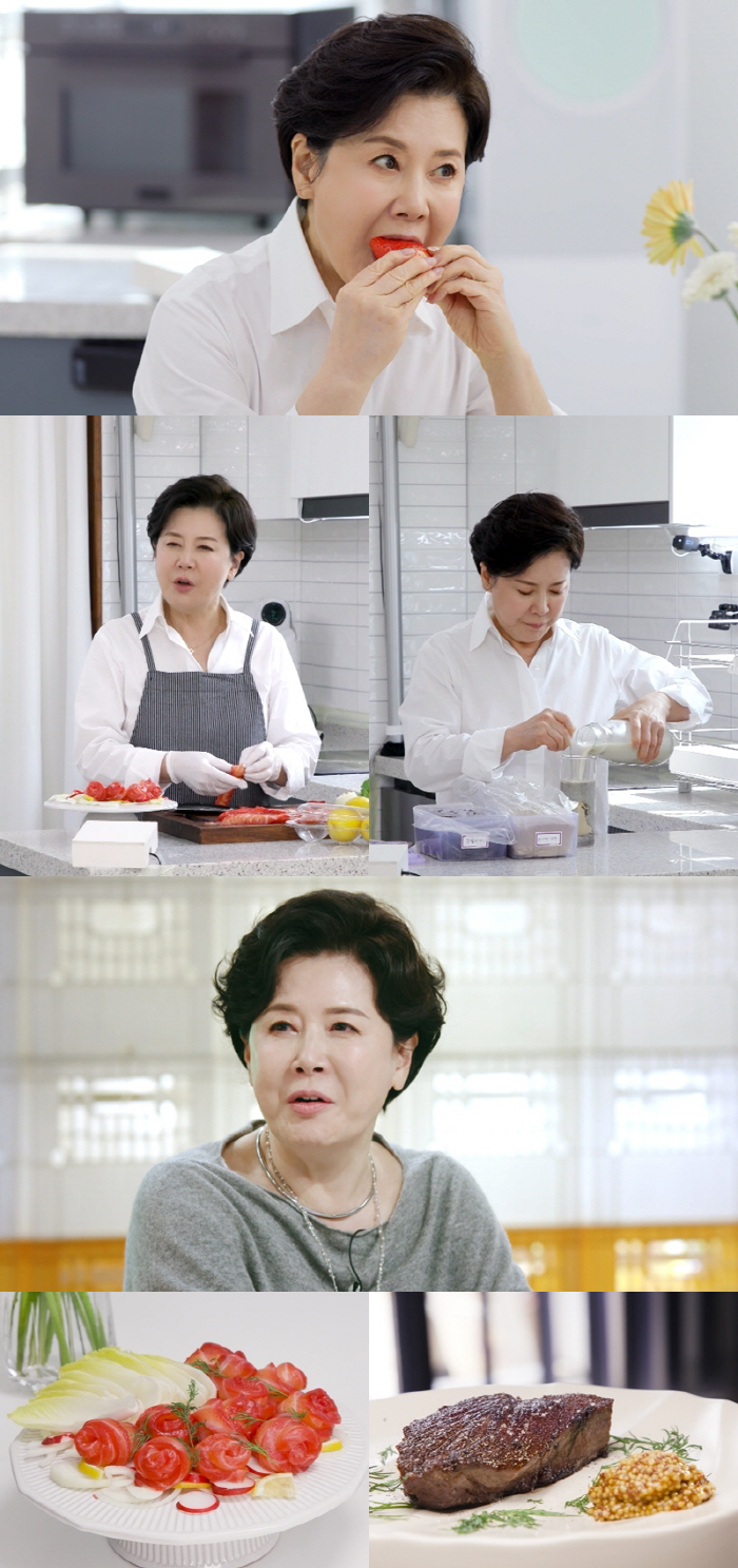 KBS 편스토랑 50년 경력 살림의 여왕 박정수 연어 그라브락스 레시피 만드는 방법 소개