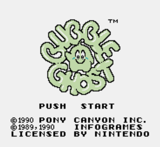  GB - Bubble Ghost (게임보이 / ゲームボーイ 게임 롬파일 다운로드)