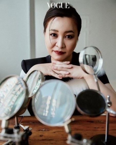  오은영 박사 생머리 보그코리아 화보, "패션에 관심이 많답니다"