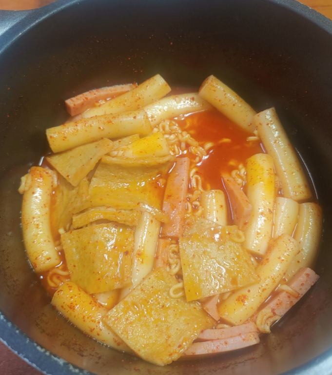  10/5(수) 간헐적 단식 식단 (떡볶이)