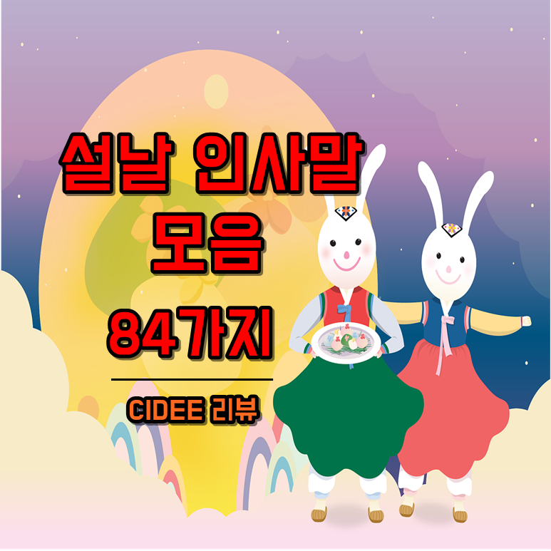 비즈니스 직장동료 지인 친구 어른 교수님 선배 선임 직장상사 스승 부모님 유치원 설날 인사말 모음