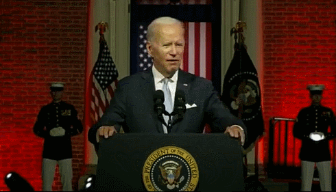 미 국민들 선동하는 최악의 연설 바이든에 분노 VIDEO: Stupid Joe Biden!...Critics React to Biden&#39;s Hellish&#44; Blood-Red Backdrop: &#39;Demagogic&#39;