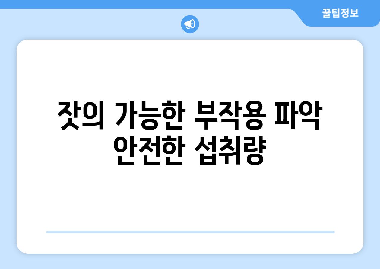 잣의 가능한 부작용 파악 안전한 섭취량