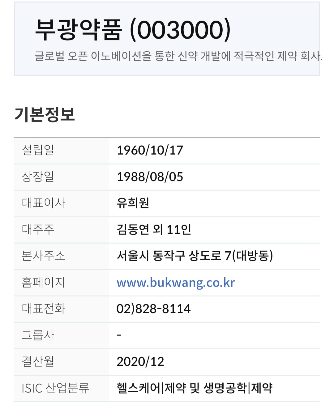  부광약품 주가 전망 배당금 지급일