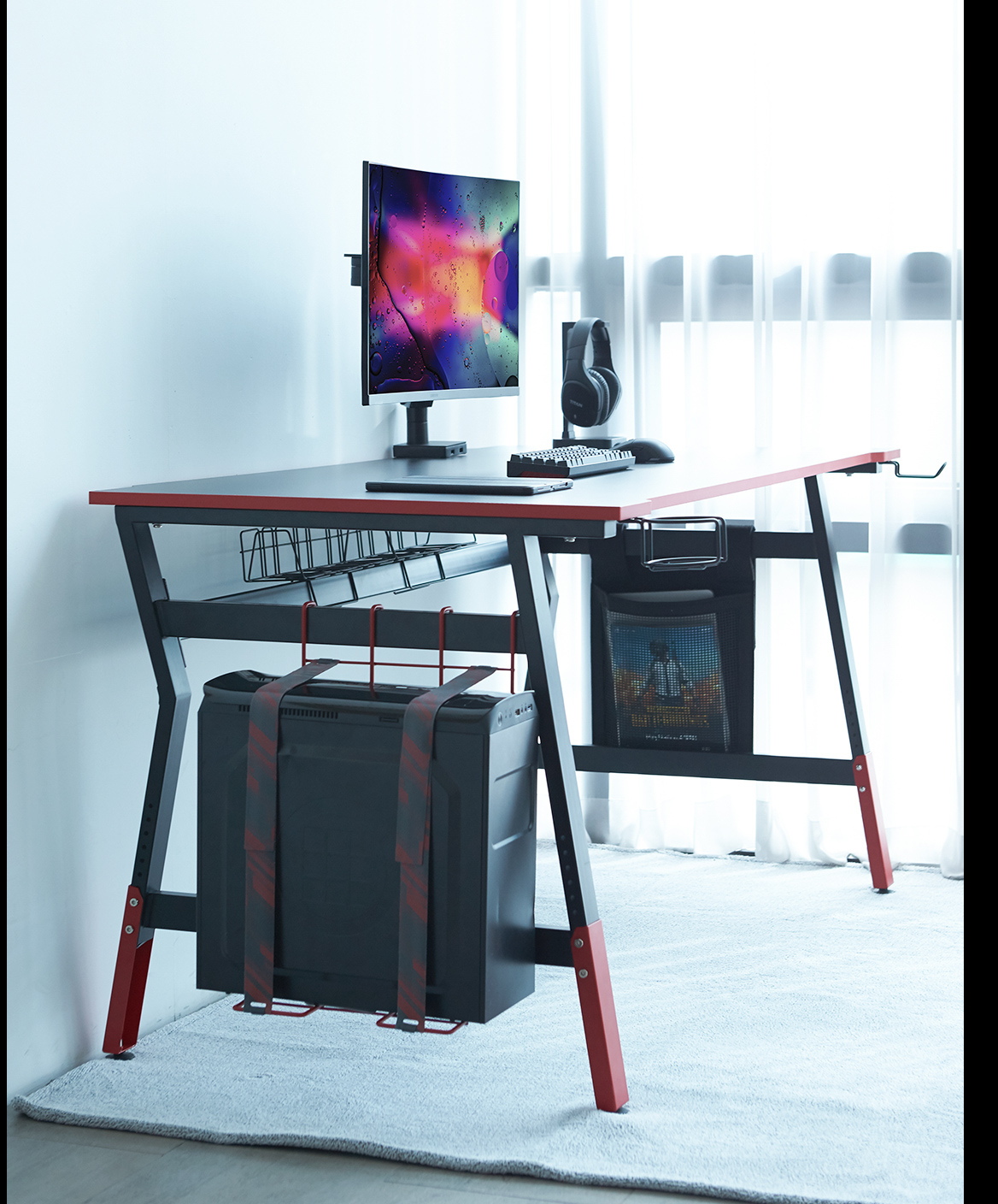 Xenics ARENA-X solid dual monitor 암 홀더