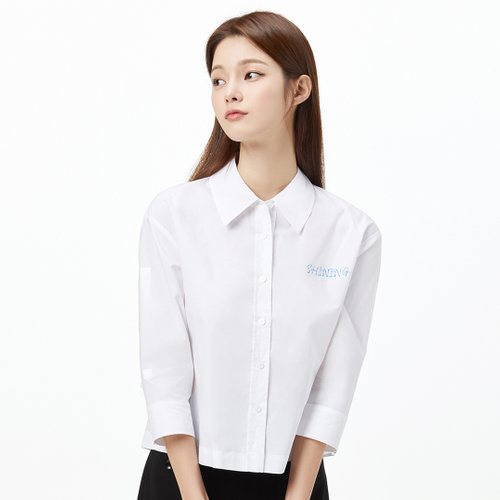 잇미샤 크롭 블라우스 itm3zbl440