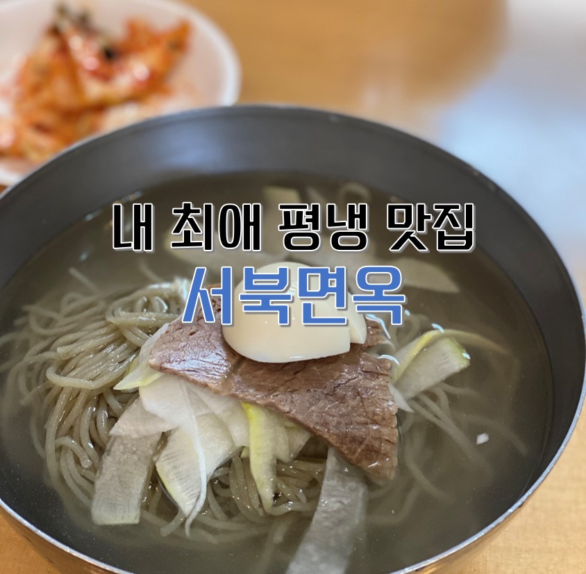  어린이대공원 서북면옥 - 서울 평양냉면 맛집 (내 최애 평냉집) 그리고 도넛