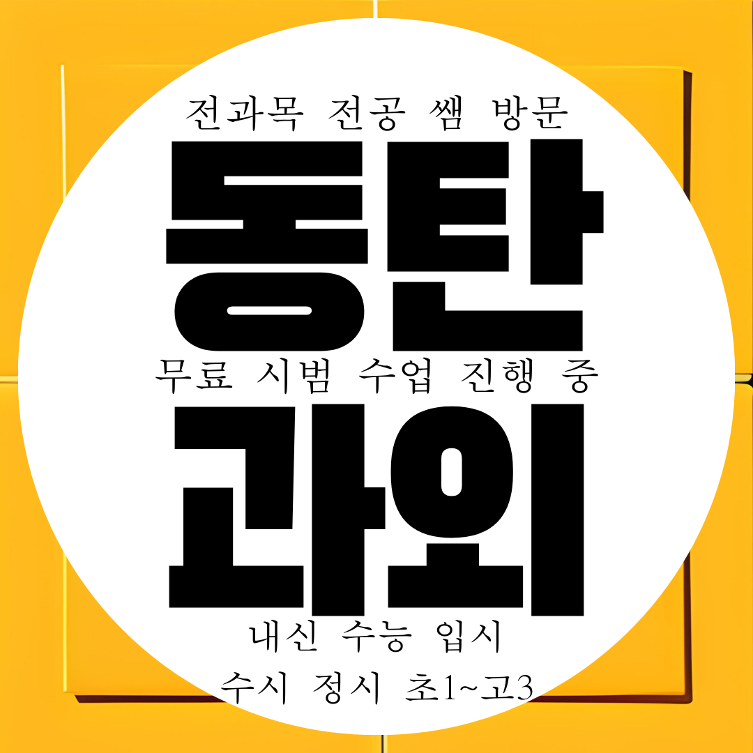  동탄 초등 영어과외 중학생 수학과외 국어 과학 사회 한국사 역사 과외