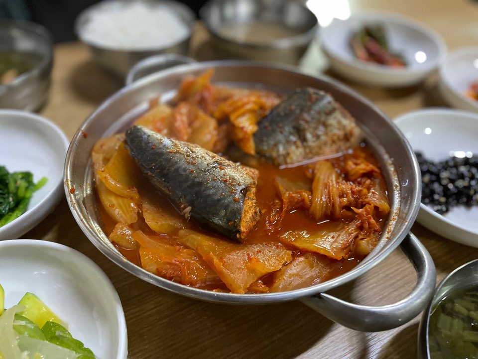 고등어 김치찜 고등어 모습