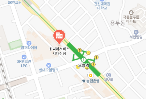 서대전점 위치 이미지