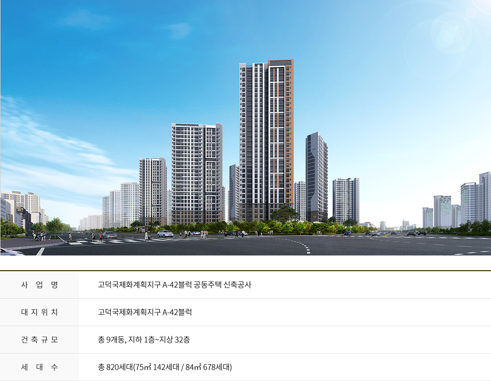  평택 고덕신도시 A42BL 제일풍경채 3차 일반분양 분석 요약집