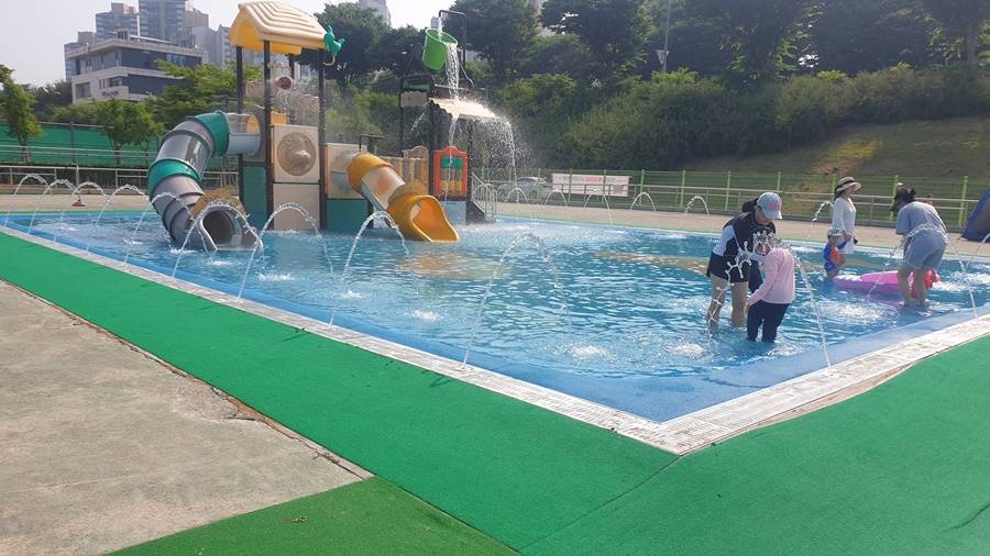 광나루 한강수영장 유아물놀이터