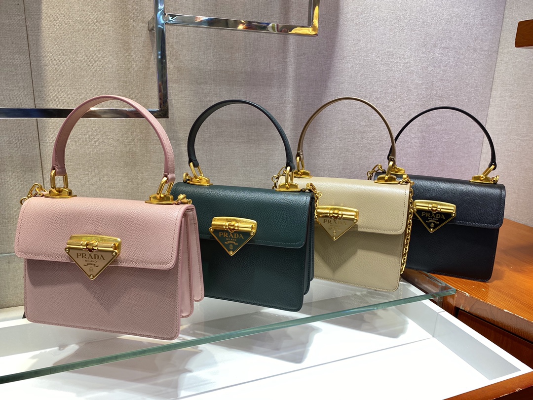  [PRADA] 프라다 심볼 사피아노 미니백 1BD021 (4 COLOR)