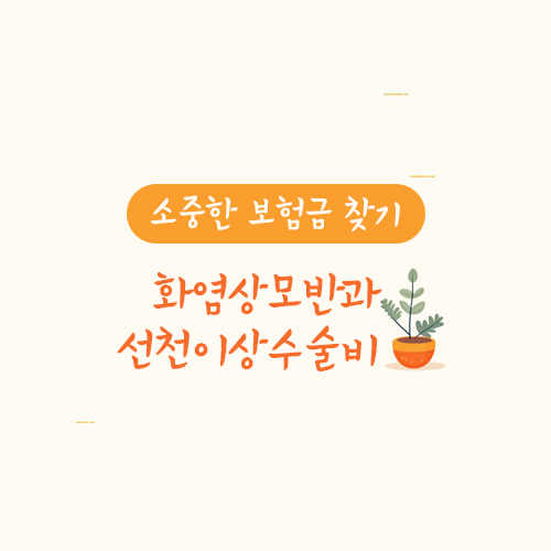 화염상모반과 선천이상수술비