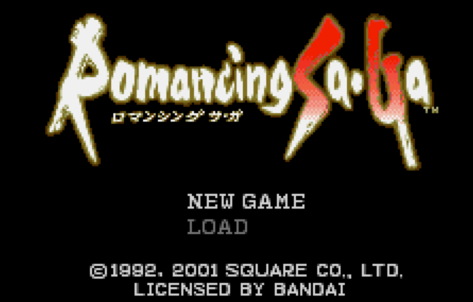  로맨싱 사가 - ロマンシング サ・ガ Romancing Saga (원더스완 컬러 ワンダースワンカラー Wonder Swan Color)
