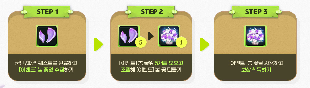  [아이온라이브] 봄 기운 가득한 봄 꽃 만들기