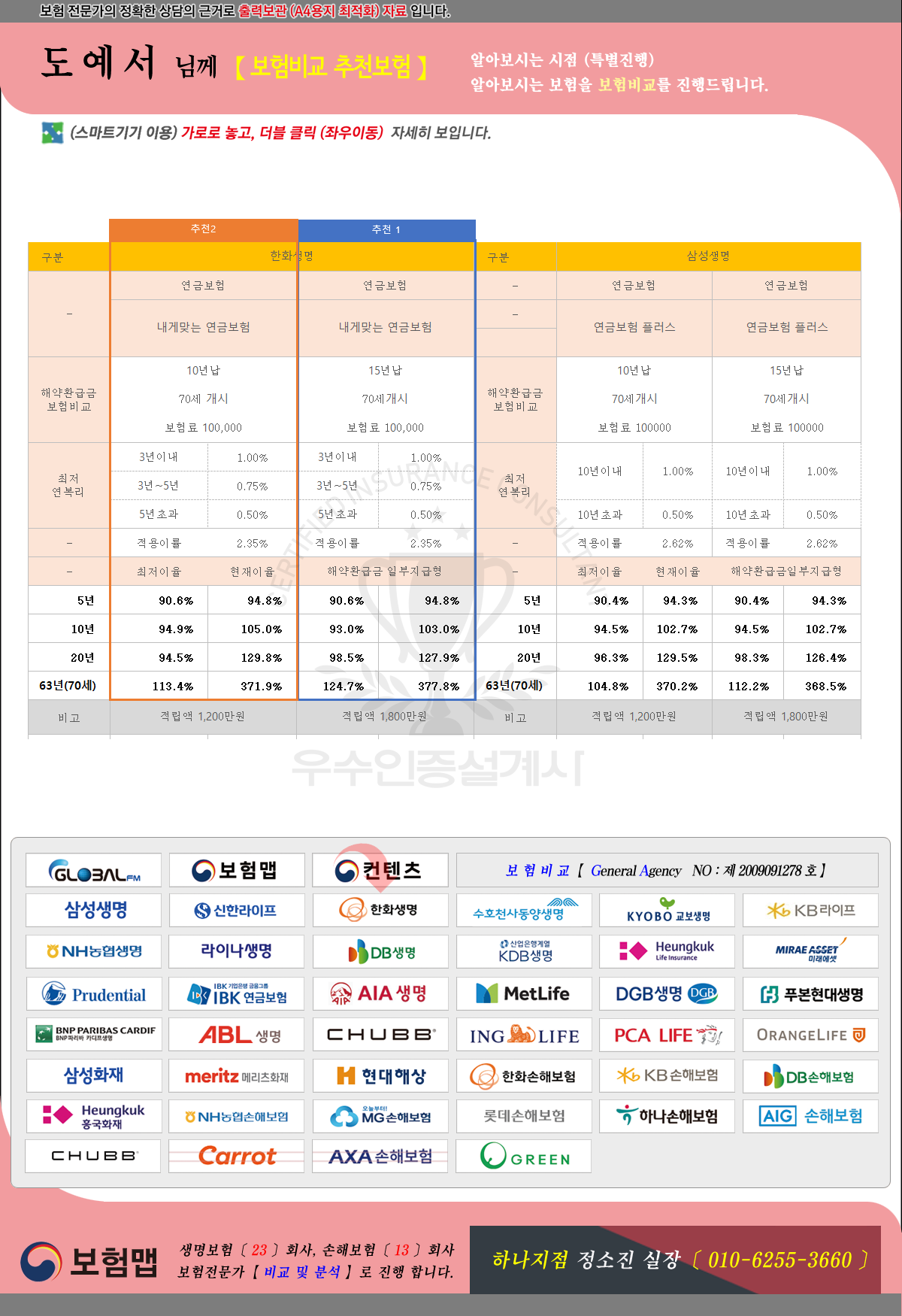 보험비교 추천