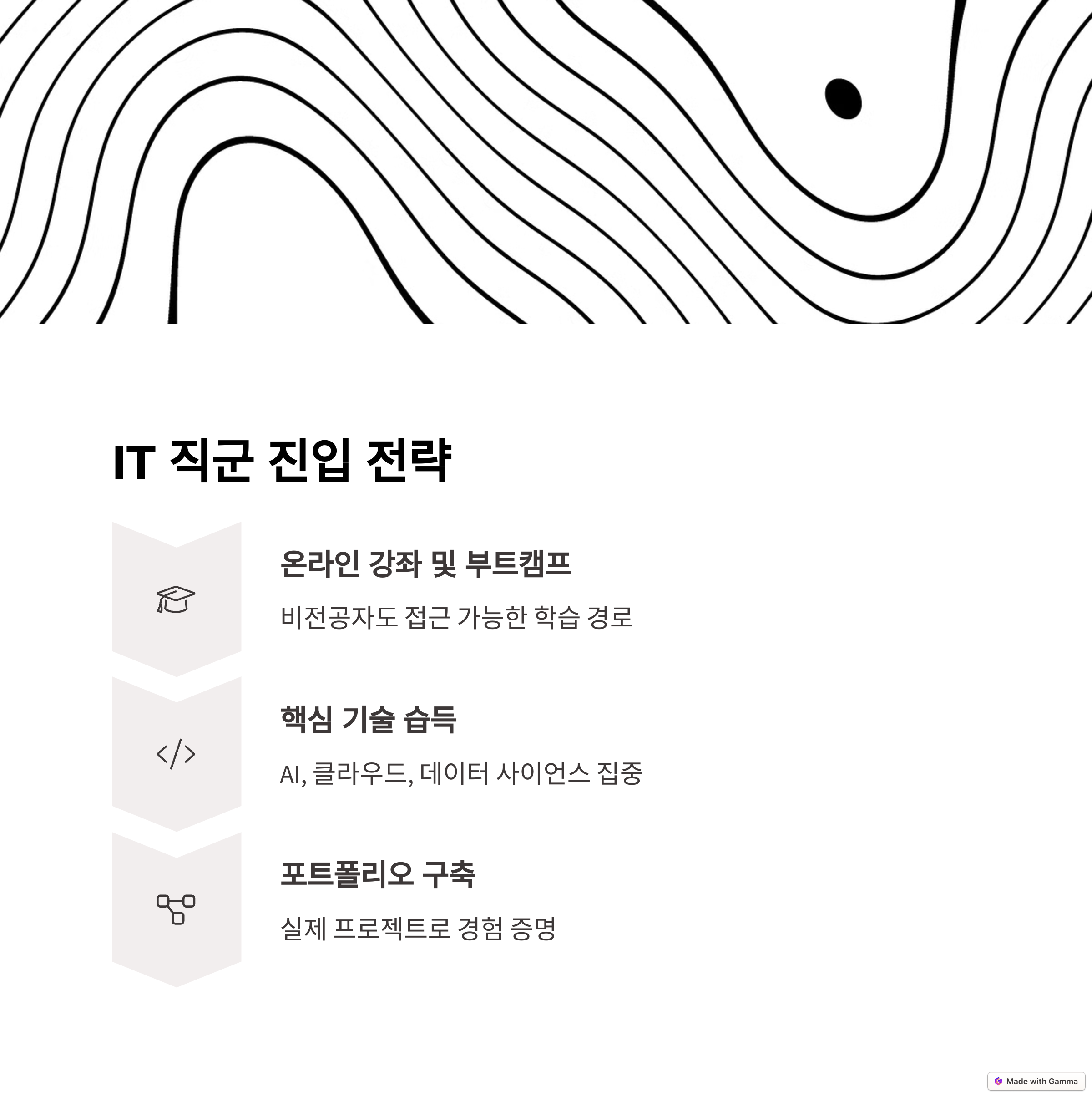 IT 직군 진입 전략