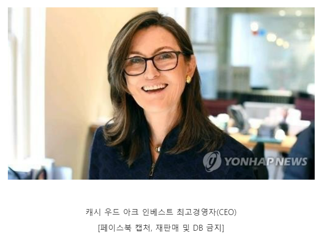  캐시 우드 "비트코인 결국 50만 달러 넘어설 것"