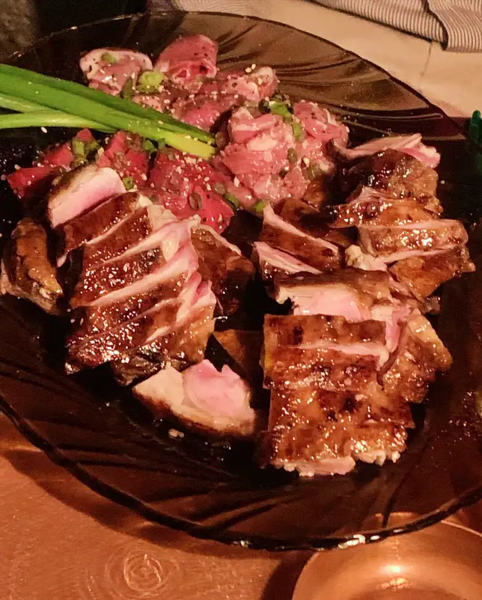 생방송 오늘저녁 서울숲 성수 오리 고기 염통 목살 가슴살 바베큐 스테이크 맛집