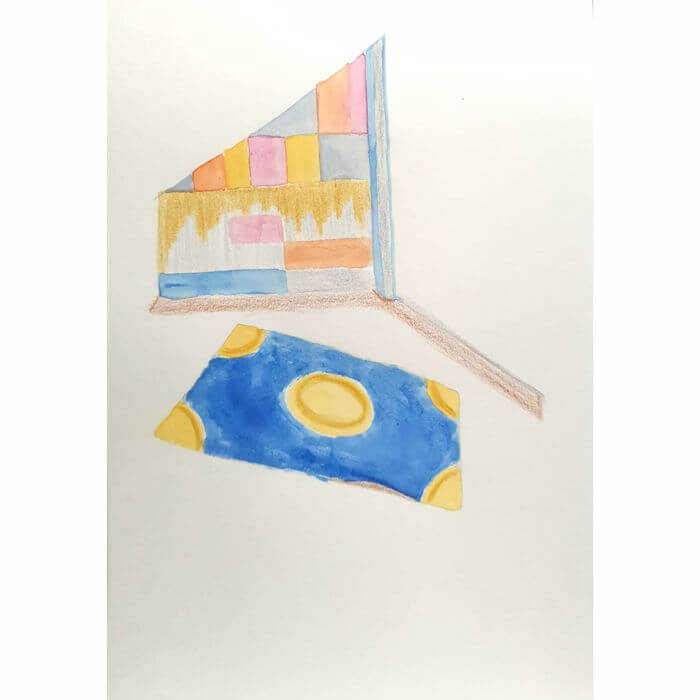  밝고 빛나는 공간 Light Space 일러스트 그림 드로잉 2020 형형색깔