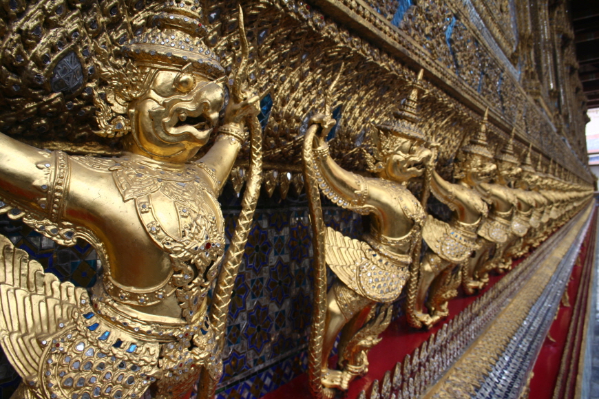 태국왕궁-에메랄드-사원벽장식
