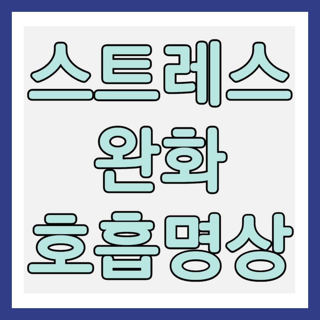 스트레스 완화 호흡법 명상 썸네일