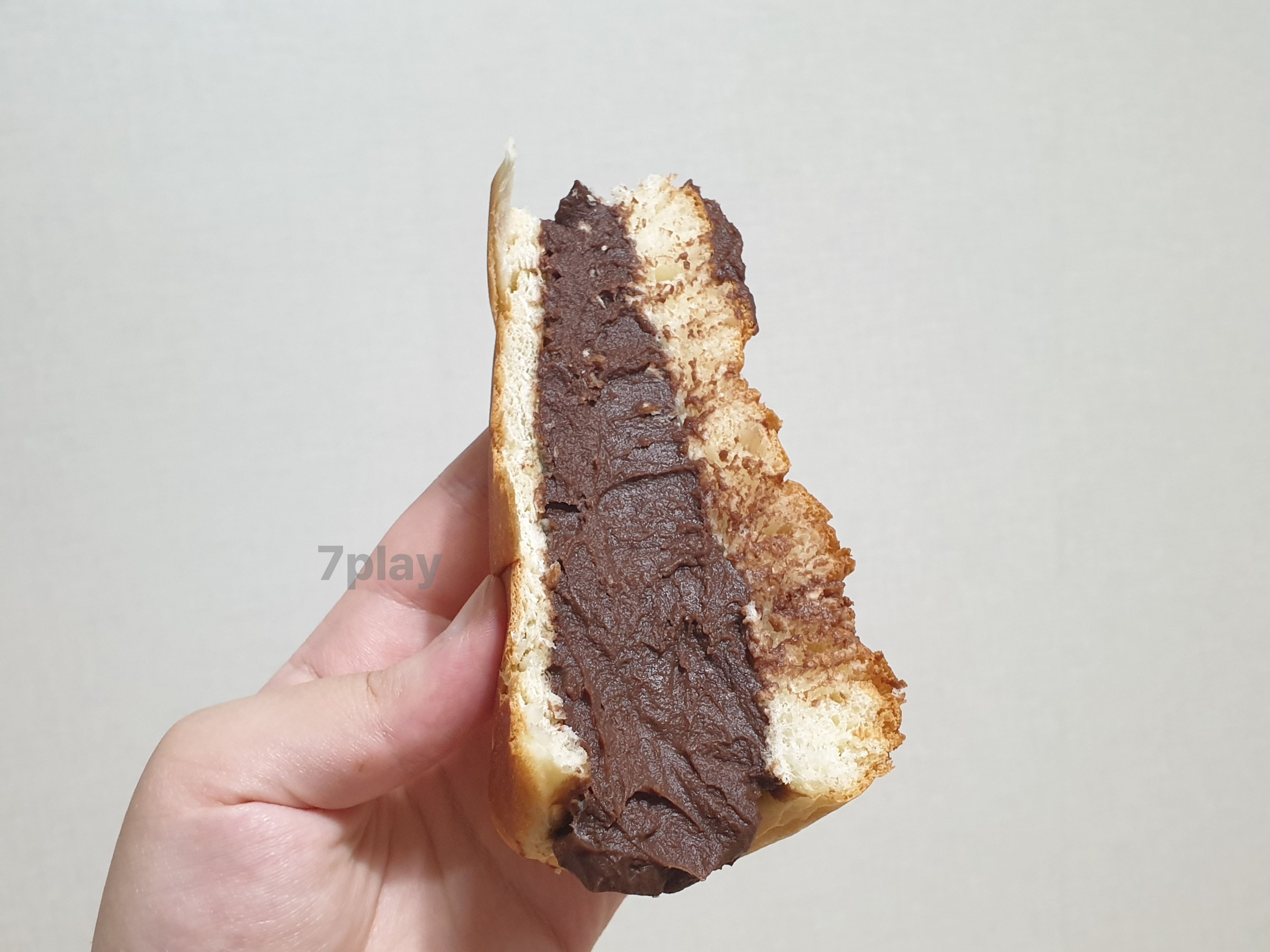 초코소라빵_단면