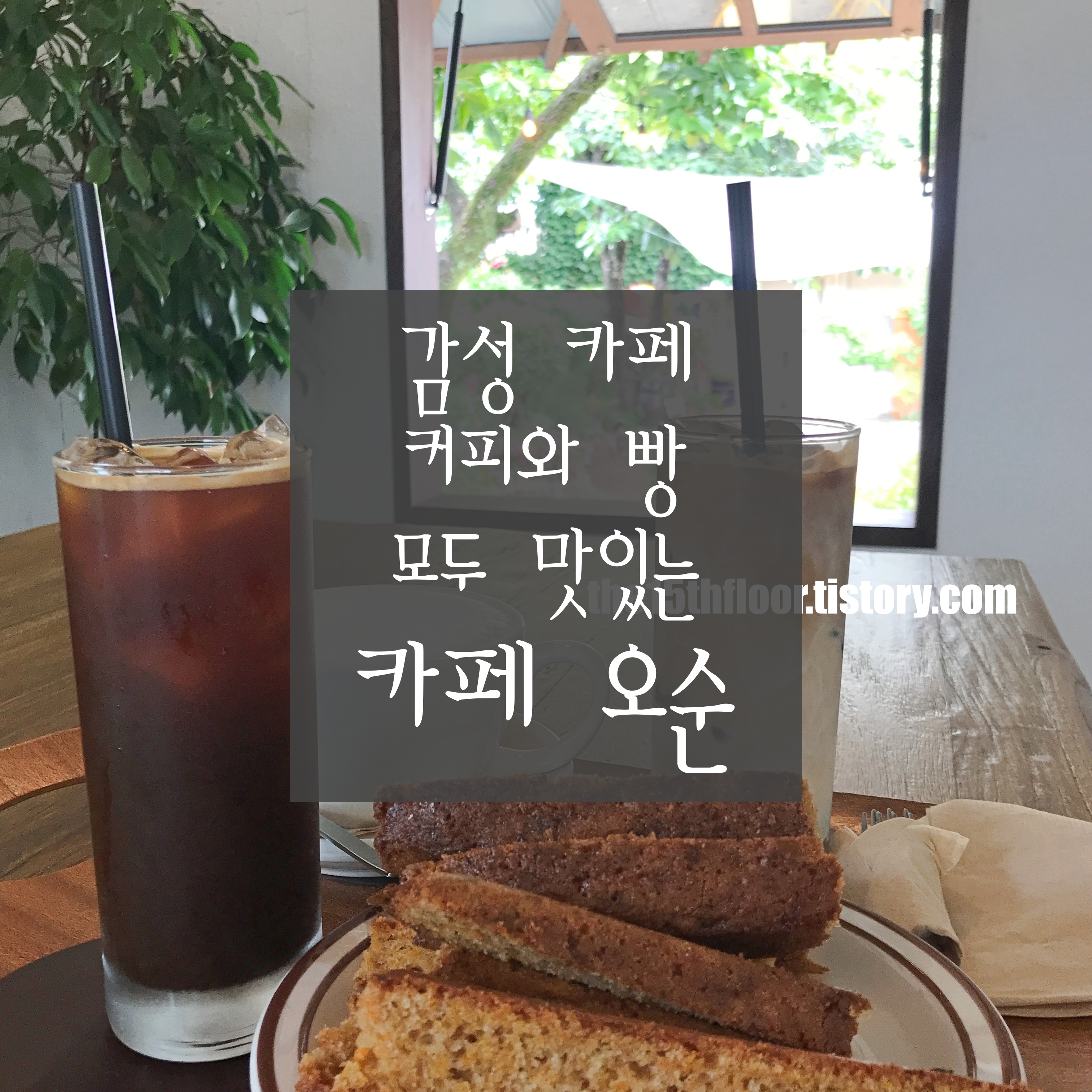  [경남 양산 '카페 오순'] 커피와 빵 모두 맛있는 양산 증산 감성 카페