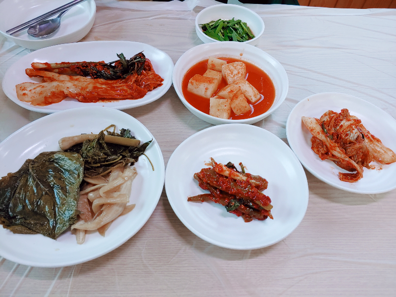 경주 맛집 부둑골식당 - 밑반찬