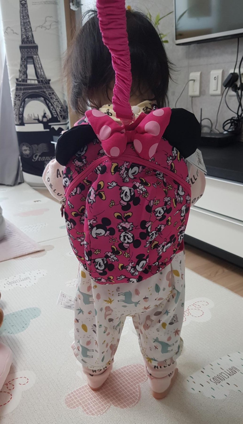  미아방지가방) 윙하우스 미니마우스 돔백팩
