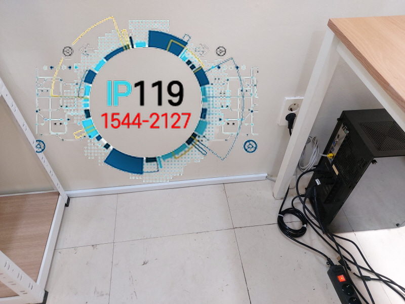 사무실 3회선 포설 및 네트워크 구성 랜공사 작업 사례