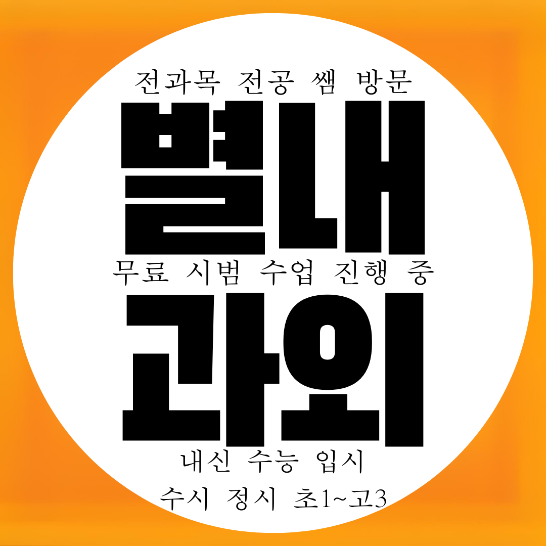 별내 영수과외 별가람중 내신 국어 국영수 전과목 화학 물리 과외