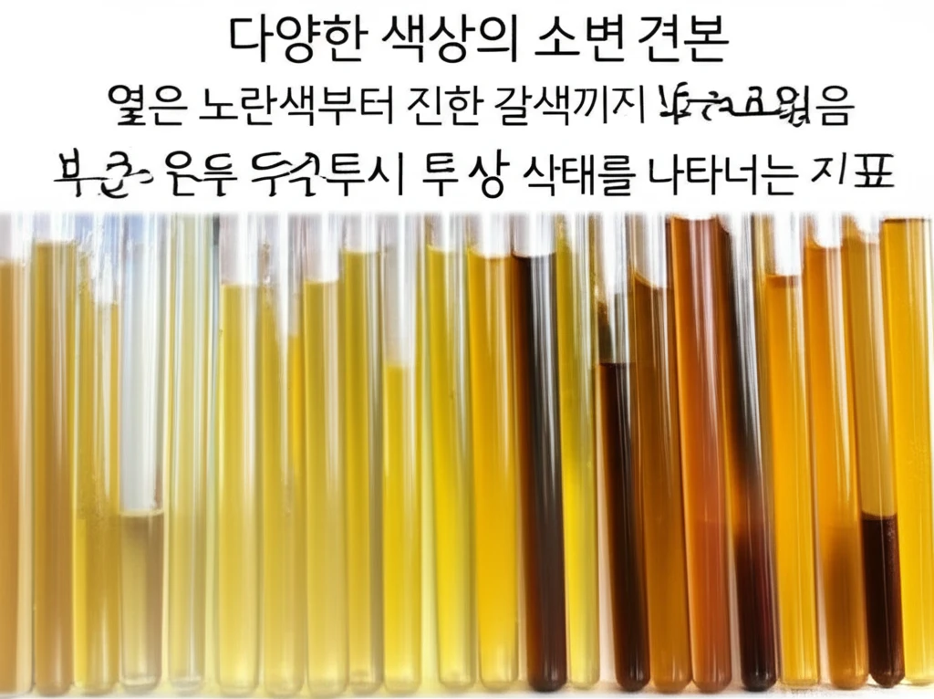 건강 관리 필수! 소변 색깔별 건강 