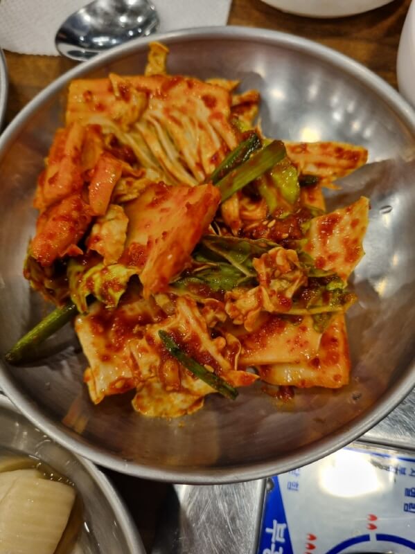 청기와 오리농원 배추 겉절이