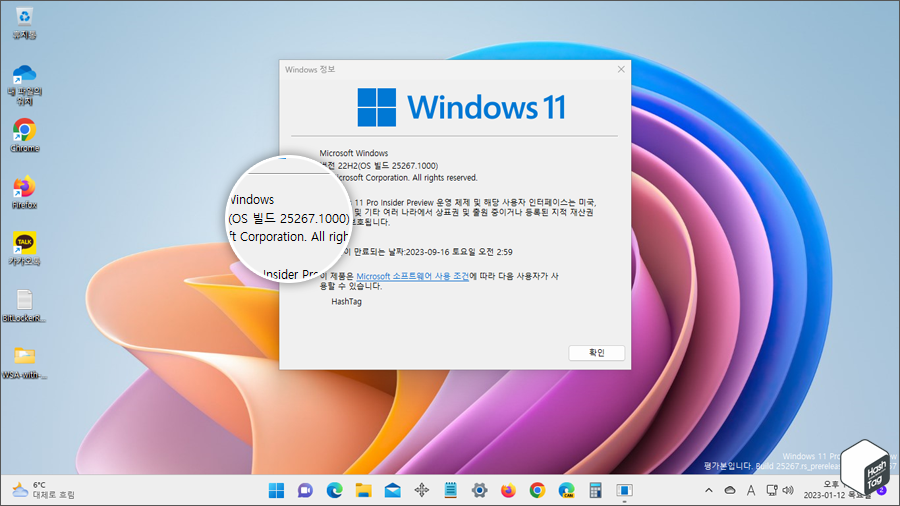 Windows 정보 (OS 빌드) 확인