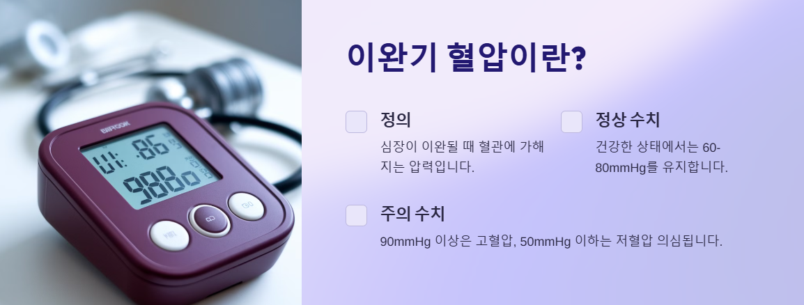 이완기 혈압 개요
