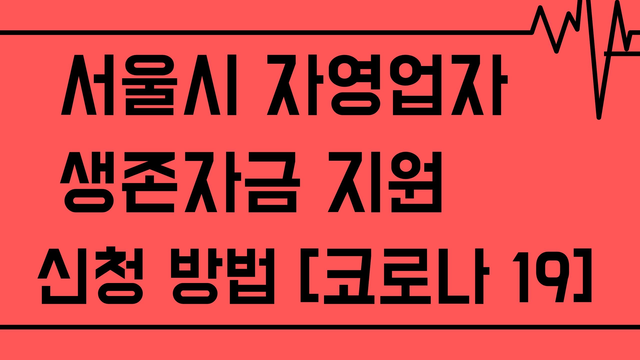 서울시 자영업자 소상공인 생존자금 신청 방법 코로나 19 지원