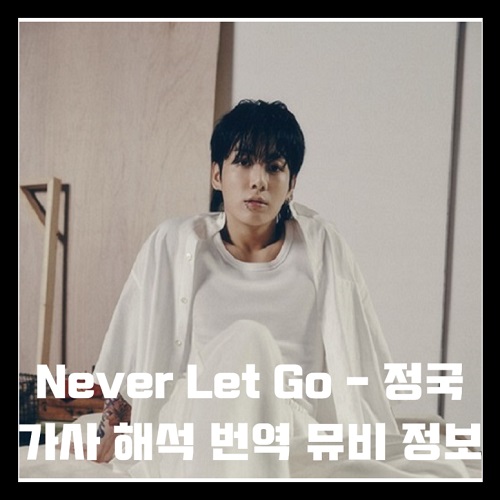 BTS 정국 Never Let Go 네버렛고 가사 노래 해석 번역 뮤비 곡정보 방탄소년단