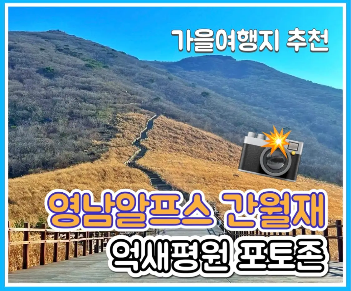  울산 영남알프스 간월재 신불산 억새명소 포토존 가을 여행지 추천