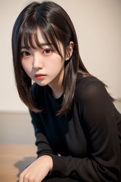  WebUI를 활용한 예쁜 여자 반실사 이미지 만들기