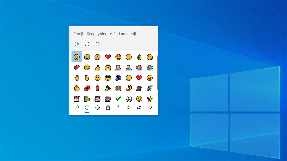 windows 10 emoji