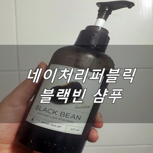  [내돈주고산 후기] 네이처리퍼블릭 블랙빈 안티헤어로스 샴푸 후기