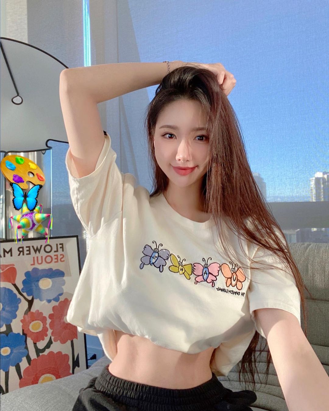  필라테스 여신 비비 님 인스타그램 셀카 사진