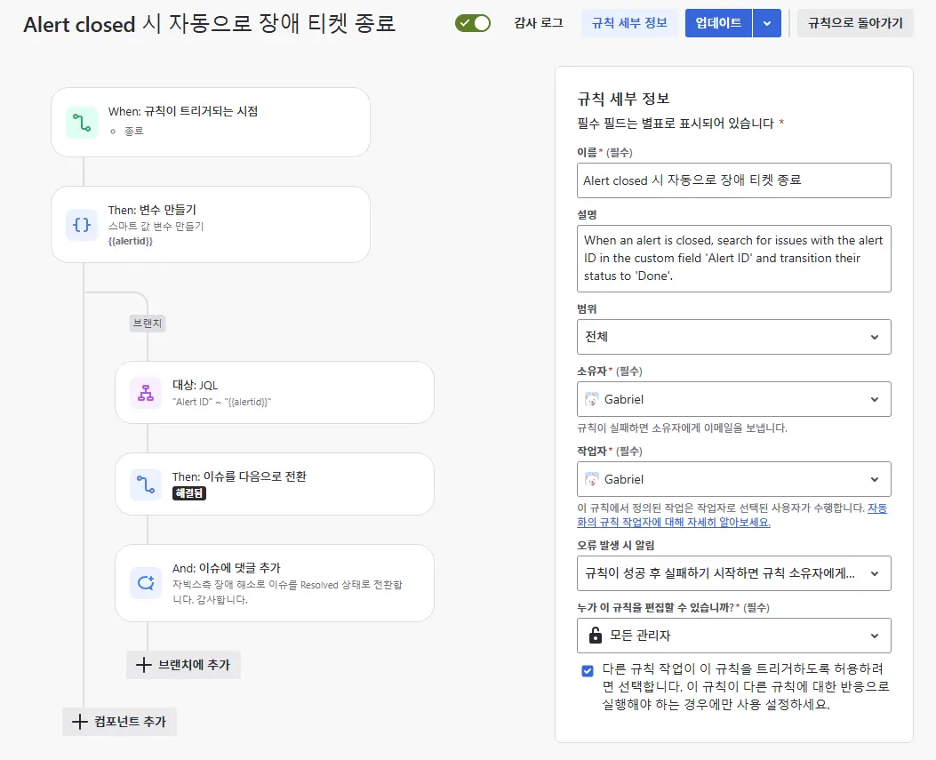 Case Study- Zabbix와 JSM 통합으로 인시던트 관리 자동화 ②