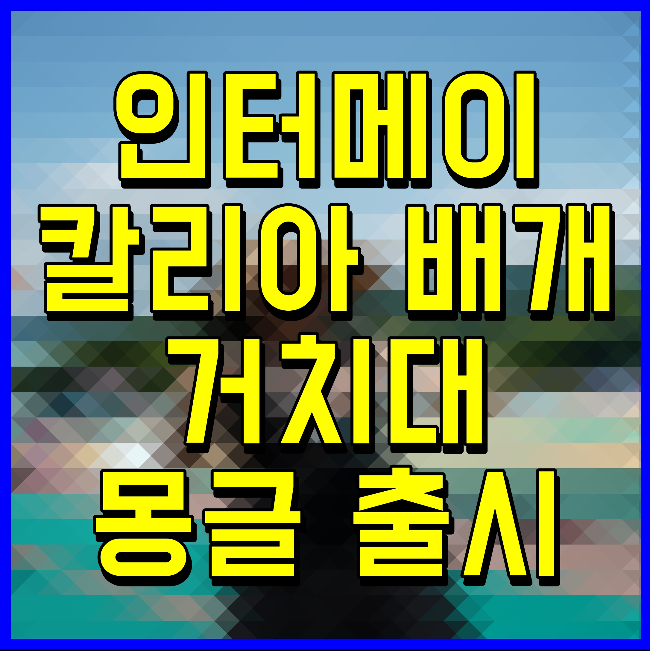  인터메이 칼리아 배개 거치대 몽글 출시