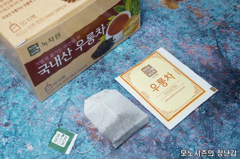  국내원료 국내생산 녹차원 우롱차 티백 후기