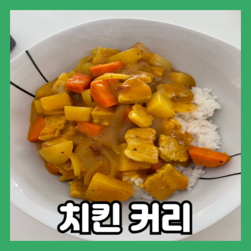 이국적인 치킨 커리